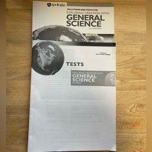 Apologia Exploring Creation with General Science Tests and Solutions Manuals
